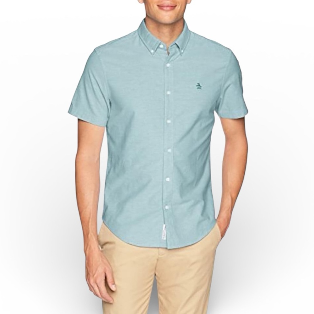 Original Penguin Heritage Slim Fit Button Down Shirt